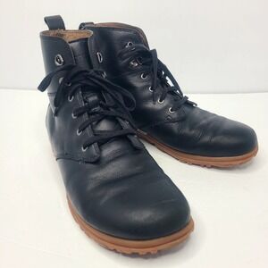 Bogs Women's Chukka Leather Ankle Boots‎ US 10.5 Waterproof Black Lace Up